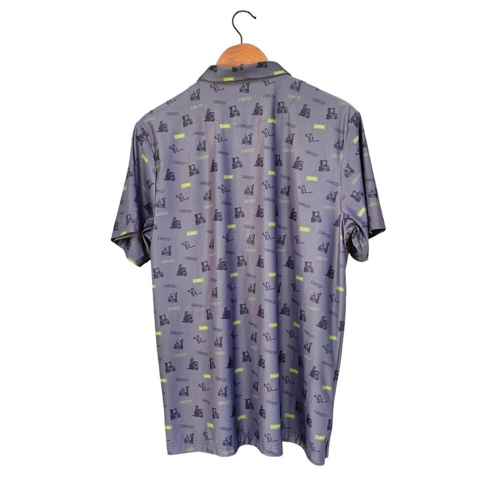 Fore Fathers 1917 Clark Tructractor Polo Gray Size M View 2